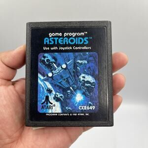 Asteroids Atari 2600, 1981 Tested And Working Cart Only Video Game VTG